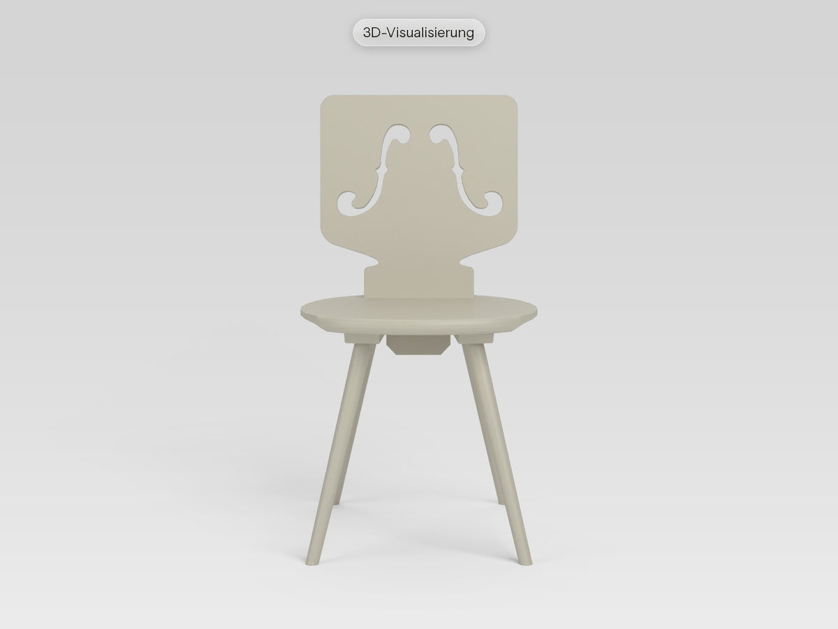 Watzmann Thierry in Edelweiß, von vorne (3D-Visualisierung)