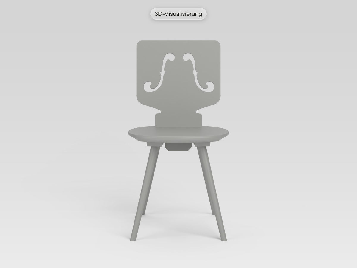 Watzmann Thierry in Felsengrau, von vorne (3D-Visualisierung)